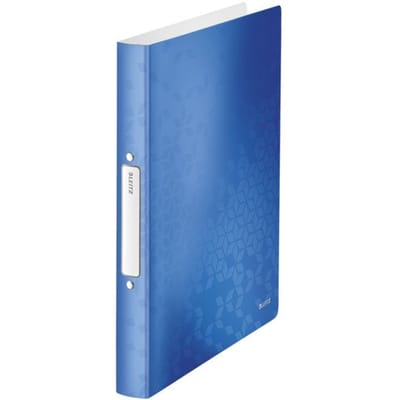 Leitz Wow Ringband Soepel A4 - 2-Rings voor 190 Vel - Rugbreedte van 32mm - Blauw