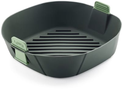 Lékué 8710755887123 Heteluchtfriteus mand XL BPA-vrij, Voor levensmiddelen, Vaatwasserbestendig, Met draaggreep Grijs