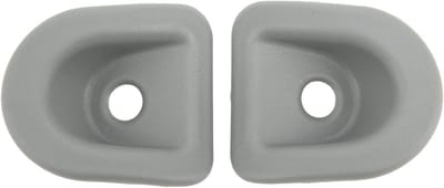 Vervangende Deurbekleding voor Links met 2 Stuks Deurslotknop Grommet en Trim voor Ford Mustang (Grijs)