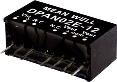 MEAN WELL DPAN02A-15 DC/DC-convertermodule 67 mA 2 W Aantal uitgangen: 2 x Inhoud 1 stuk(s)