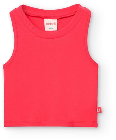 Boboli Knit Mouwloos T-shirt Roze 16 Years Meisjes