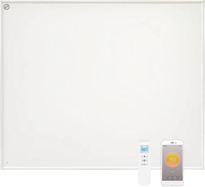 Infrarood Paneel - Warmtepaneel Elektrisch - Ruimte Verwarmen - App Bediening Waterbestendig - 360 Watt - Wit