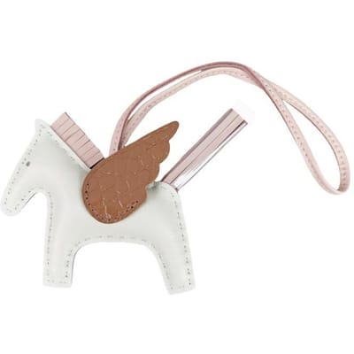 Lederen Pegasus Hanger Materiaalpakket, Kleine Paardenvleugels, Lederen Paard Liefde Tas Accessoire Hanger brown