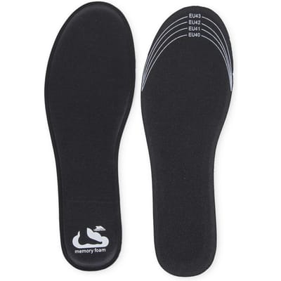 Trespass Volwassenen Unisex Memsole Memory Foam Inlegzool (Zwart)