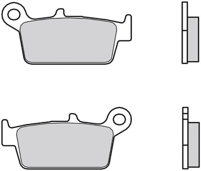 Brembo 07ho26sd Gesinterde Remblokken Transparant