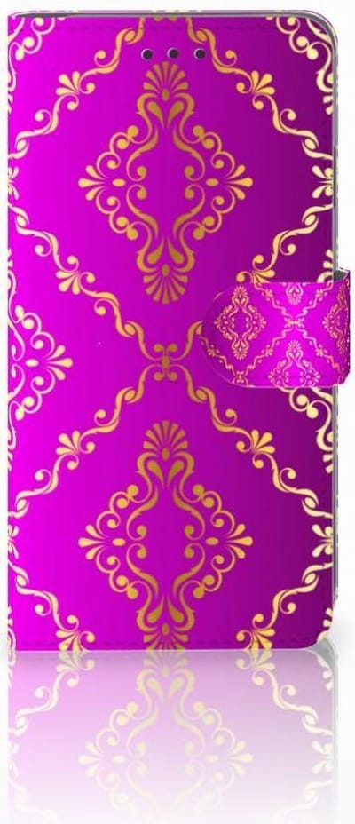 Wallet Case Apple iPhone Xs Max Barok Roze