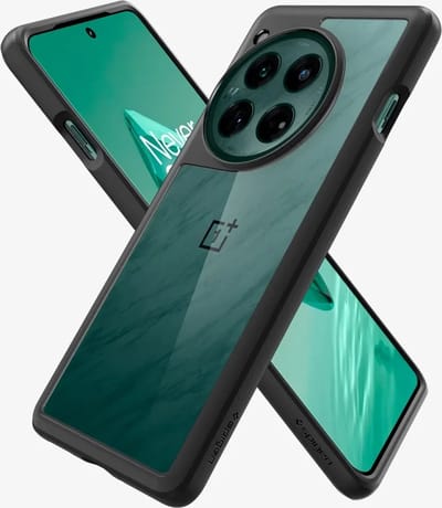 Spigen Geschikt voor OnePlus 12 5G - Ultra Hybrid - Back Cover Hoesje - Mat Zwart