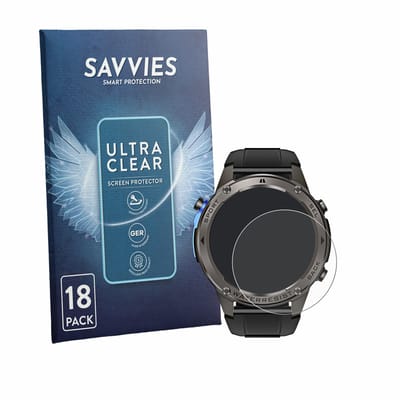 Savvies - Screenprotector voor Kardena Care GPS - Folie Beschermfolie transparant 18 Stuks