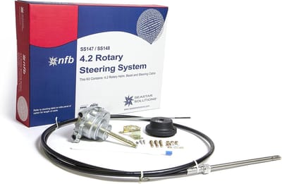SeaStar "NFB" (no-feedback) 4.2 rotary Stuursysteem met kabel 17' (5.18m)