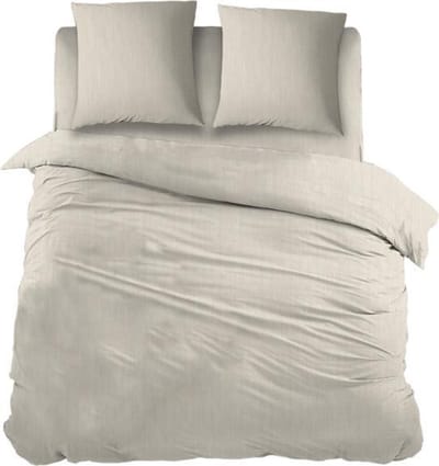 Snoozing Brigitte - Dekbedovertrek - Tweepersoons - 200x200/220 cm + 2 kussenslopen 60x70 cm - Beige