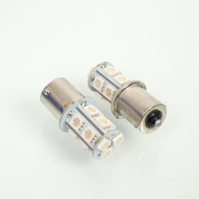 Ampoule LED Sifam pour Auto 12V 3.3W BA15S Orange Neuf