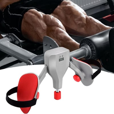 Binnendij-apparaat voor beentraining (home gym), grijs