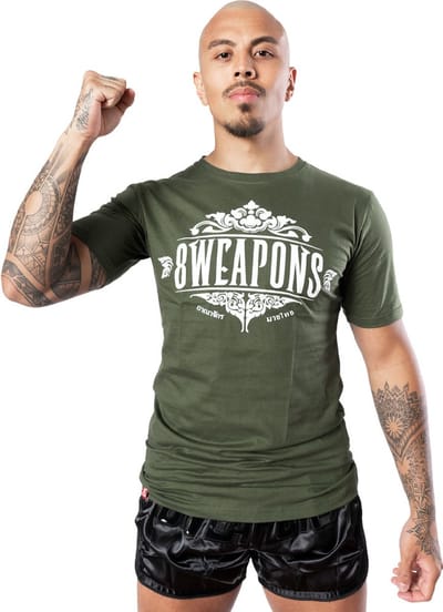 8 WEAPONS T-shirt Majestic Olijfgroen - M