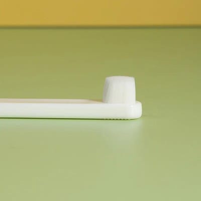 Brosse à dents Super douce pour animaux de compagnie, 1 pièce, nettoyage buccal, élimine le tartre, pour chiens et chats, soins buccaux blanc