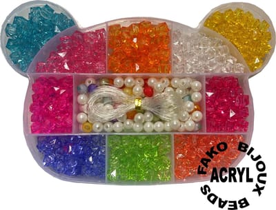 Fako Bijoux - Kralen Set - Acryl - Sieraden Maken - Serie 6 - Beer - 350 Stuks
