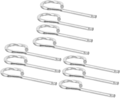 Vervangingspin Brandblusser - Veiligheidspen Borgpen - Brandbeveiliging Onderhoud - Duurzaam IJzer Materiaal - 5.3x2x0.3cm - Zilver
