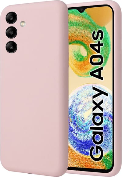Hoesje geschikt voor Samsung Galaxy A04s / A13 5G - Back Cover Case SoftTouch Roze