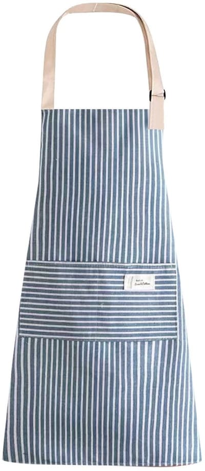 Dailygoods - Chef-keukenschorten - Verstelbare schort met zak - Ademend en waterdicht - Voor koken en tuinieren - Machinewasbaar - Geschikt voor alle...
