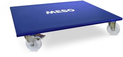 MESO Meubelroller XL 2x Geremd - Nylon wiel - 800x600mm - Max 400kg - Industrieel - Meubelhondje - Verhuistrolley - Transportdolly