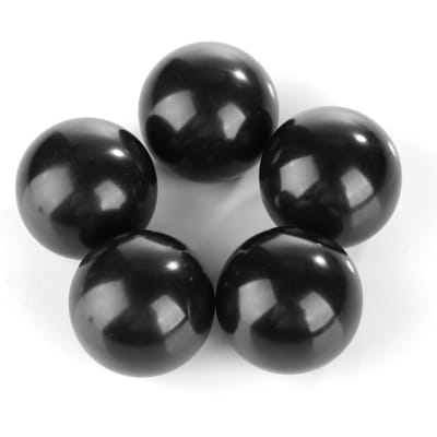 5 stuks BM6*25 Ronde Bakelieten Bal Versnellingspook Schakelpook Machinegereedschap Vervanging Koperen Inzetstuk