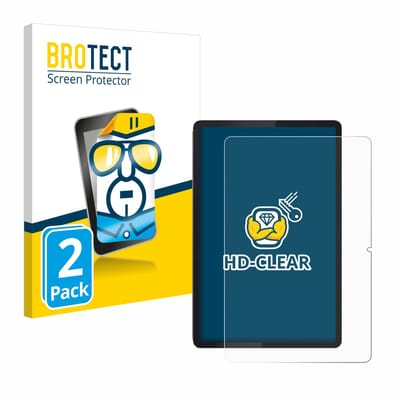 BROTECT - Screenprotector voor Lenovo Tab 2025 10.1" - Folie Beschermfolie transparant 2 Stuks