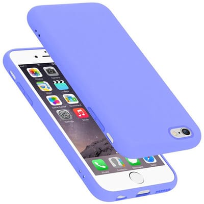Cadorabo Hoesje geschikt voor Apple iPhone 6 / 6S in LIQUID LICHT PAARS - Beschermhoes gemaakt van flexibel TPU silicone Case Cover