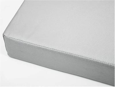 wangk elastische Thicken Dining Chair Pads - voor Tuin Bank of Swing - Bench Kussens voor 2 Mensen, Tuin, Bazaar Outdoor Bench Pad Kussen-Zilver grijs 45×45×5cm (18×18×2in)