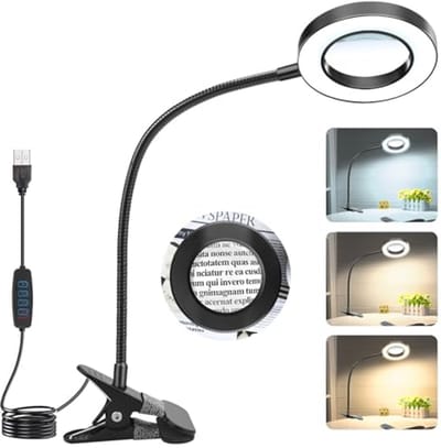 Vergrootglas Lamp met verlichting - Ideaal voor detailwerk en lezen