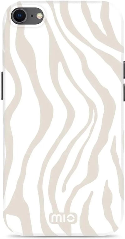 MIO MagSafe Apple iPhone SE (22/20)/8/7 Hoesje | Hard Shell Back Cover | Geschikt voor MagSafe | Sandy Zebra