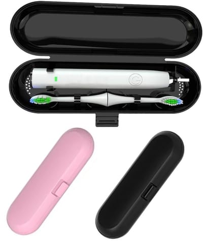 2 stuks tandenborstel doosje - tandenborstel reis - tandenborstel hoesje - tandenborstel koker voor op reis - Tandenborstel Koker - Reisetui Elektrische Tandenborstel - Geschikt voor Oral B - Universeel - 215*80*45mm