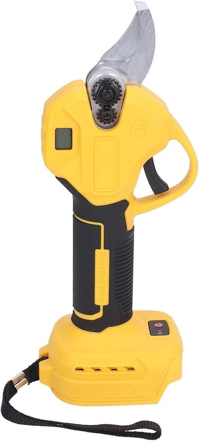 Elektrische Snoeischaar - Accu Snoeischaar - Takken Snoeien - LCD Display - 30 mm Diameter - Zwart