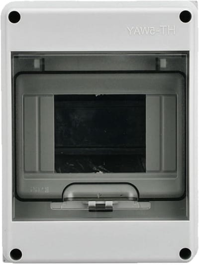 Verdeelbox Elektriciteit - Waterdichte Groepenkast - Buiten Gebruik - Transparant Deksel - 5 Weg - Grijs