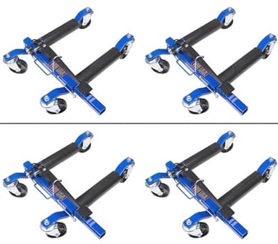 Set van 4 mechanische manoeuvreerhulpen voor voertuigen