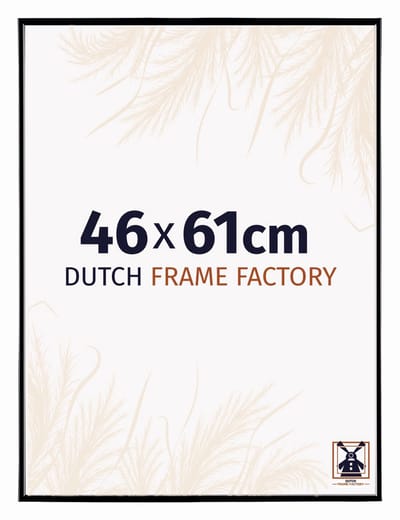 Fotolijst 46x61 cm - Kunststof - Zwart Hoogglans - Easy