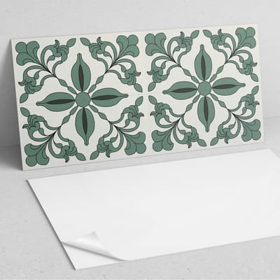 Coloray Wandpanelen Zelfklevend - Elegant plantenpatroon PVC Wandpaneel - 100 cm x 50 cm - Groente Wandbekleding Zelfklevend - 1 stuk - Texturen Wandpanelen Zelfklevend - Wandbord Keuken - Wandpaneel Badkamer