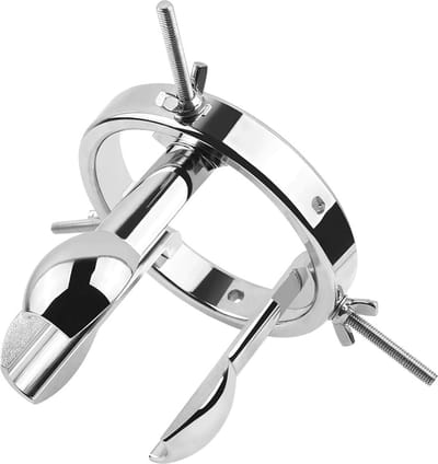 Verstelbare metalen Anus Vagina Spreider - Speculum - Anaal Speeltjes - lang