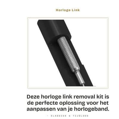 Dailygoods- Horlogemakerstools Stevig en Robuust - Horlogeband Inkorter - Horloge Reparatie - Horloge Opener - Horloge Schroevendraaierset - Hoogwaardig Roestvrij Staal - Horloge Gereedschap