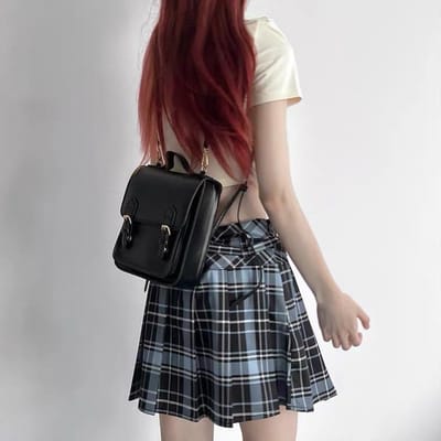 Britse Stijl Retro Kleine Tas Handtas Crossbody Tas Meisjes Rugzak