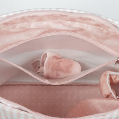 Grote Luiertas Voor Kinderwagen Schoudertas Roze - Inclusief Verschoningsmat