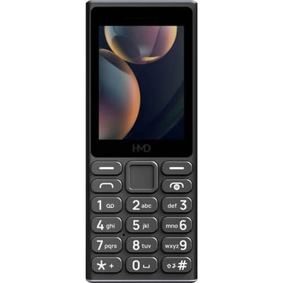 HMD 105 – Mobiele Telefoon – 4G – Dual SIM – FM Radio – MP3 Speler – Zaklamp – Zwart