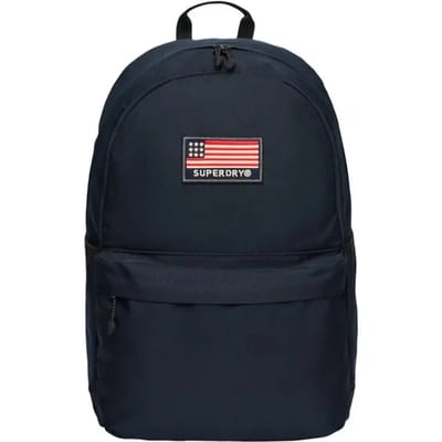 Superdry Classic Patch Montana Backpack eclipse navy flag