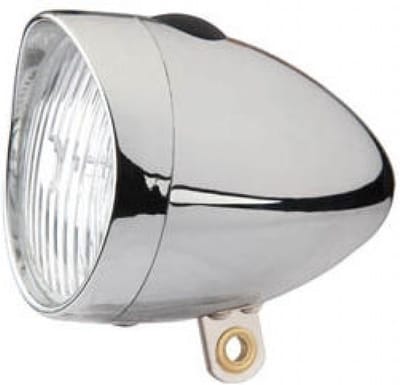 Koplamp Edge Retro 3 led aan/uit - incl. batterijen - chroom  (werkplaatsverpakking)