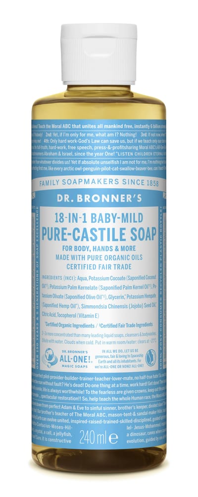 Dr. Bronner’s Dr. Bronner&rsquo;s Magic Soap Baby Unscented 240 ml
