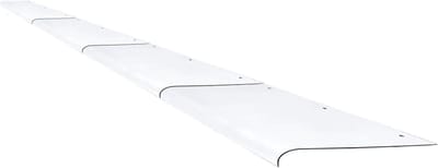 Deurluifel - Regenscherm Voordeur - Huis Beschermen - Geluidsisolerend Polycarbonaat - 400 cm - Transparant