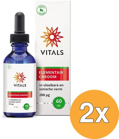 2x Vitals Elementair Chroom (60 ml)