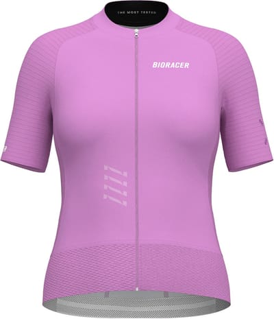 BIORACER Epic - Fietsshirt Zomer - Dames - Lichtroze - Korte Mouw - Ademend & Aerodynamisch - Maat XS
