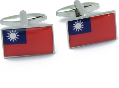 Manchetknopen - Taiwanese Vlag Taiwan