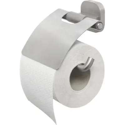 Tiger Toiletrolhouder Ramos - Rvs - Met Klep - Rvs Geborsteld
