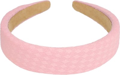 Haarsoires Haarband Diadeem 3cm – Zacht Gevuld – Roze