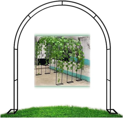 Metalen tuinboog - Decoratieve boog - Planten ondersteunen - Verstelbare breedte - 35m x 22m - Rosé